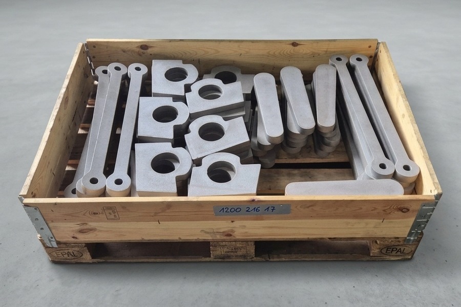 Materiaal gestraald